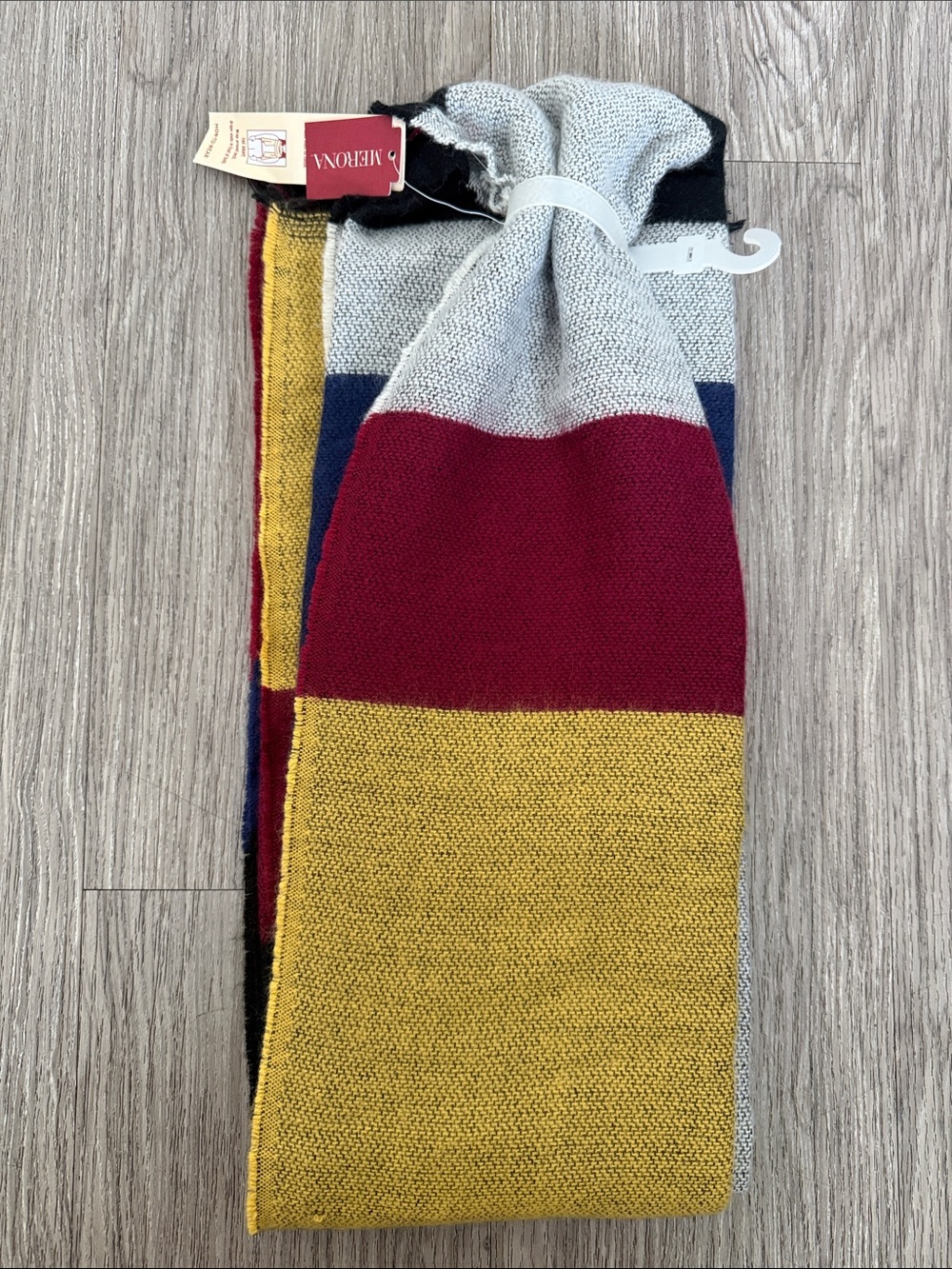 Merona Multi Thai Color Fashion Scarf 100% Acrylic Fashionable Beautiful